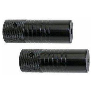 PEGS FÖR BMX, STÅL SVARTA, FÖR 3/8" AXEL
