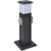 Pelare med utomhusuttag och lampa vidaXL – miniatyr 1