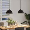 Pendellampa 2 st höjdjusterbar E27 svart ⌀30 cm metall vidaXL – miniatyr 4