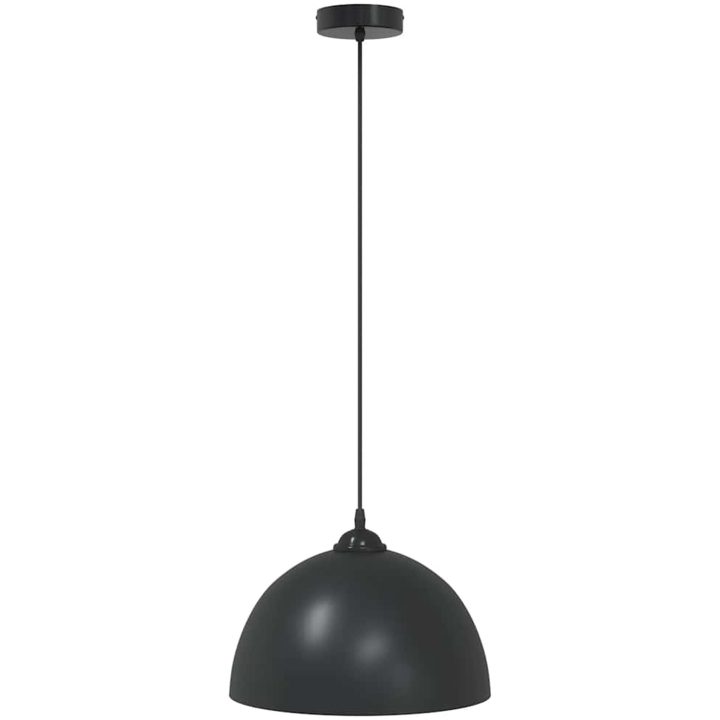Pendellampa 2 st höjdjusterbar E27 svart ⌀30 cm metall vidaXL – bild 5