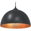 Pendellampa 2 st höjdjusterbar E27 svart ⌀30 cm metall vidaXL – miniatyr 1