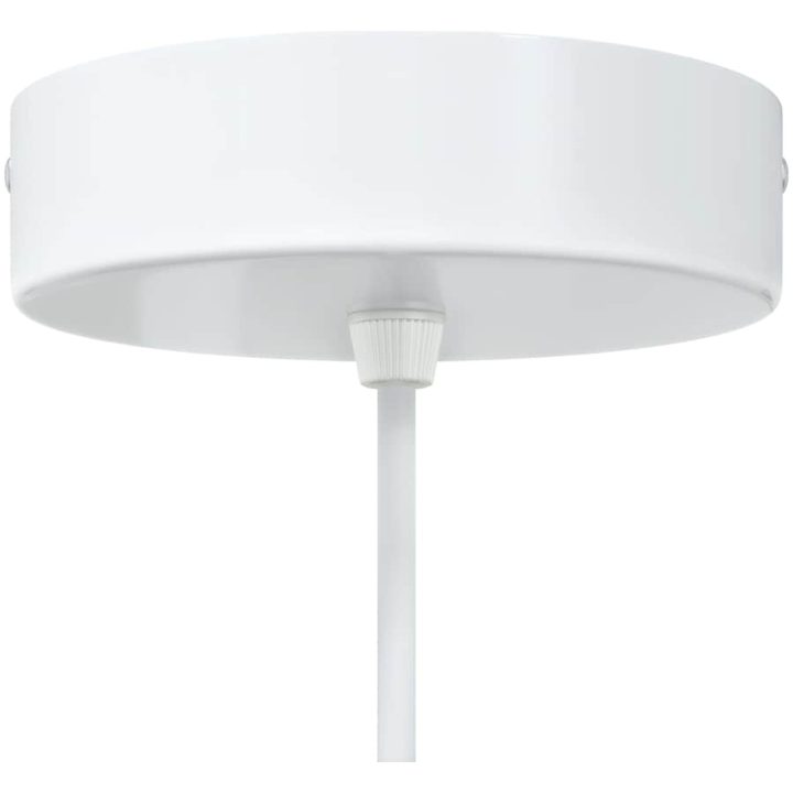 Pendellampa 2 st höjdjusterbar E27 vit ⌀30 cm metall vidaXL – bild 8