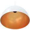 Pendellampa 2 st höjdjusterbar E27 vit ⌀30 cm metall vidaXL – miniatyr 10