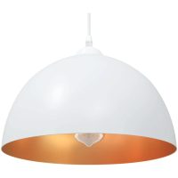 Pendellampa 2 st höjdjusterbar E27 vit ⌀30 cm metall vidaXL