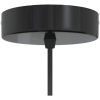 Pendellampa höjdjusterbar E27 blank svart ⌀22 cm metall vidaXL – miniatyr 7