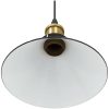 Pendellampa höjdjusterbar E27 blank svart ⌀22 cm metall vidaXL – miniatyr 9