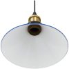 Pendellampa höjdjusterbar E27 glans mörkblå ⌀22 cm metall vidaXL – miniatyr 9