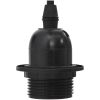 Pendellampa med 5 lamphållare E27 svart metall vidaXL – miniatyr 10