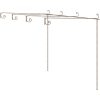 Pergola antikbrun järn vidaXL 4 x 3x 2.5 m – miniatyr 2