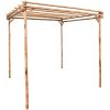 Pergola bambu 170x170x220 cm vidaXL – miniatyr 1