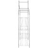 Pergola för klätterväxter mörkgrön vidaXL – miniatyr 5