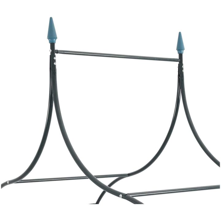 Pergola för klätterväxter mörkgrön vidaXL – bild 6