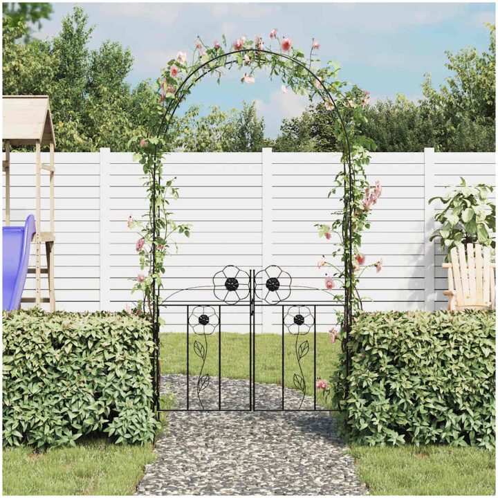 Pergola med grind vidaXL – bild 3