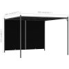 Pergola med infällbart tak 3x3 m antracit vidaXL – miniatyr 7