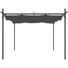 Pergola med infällbart tak antracit vidaXL 295 x 292 x 230 cm – miniatyr 3