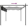 Pergola med infällbart tak antracit vidaXL 295 x 292 x 230 cm – miniatyr 6