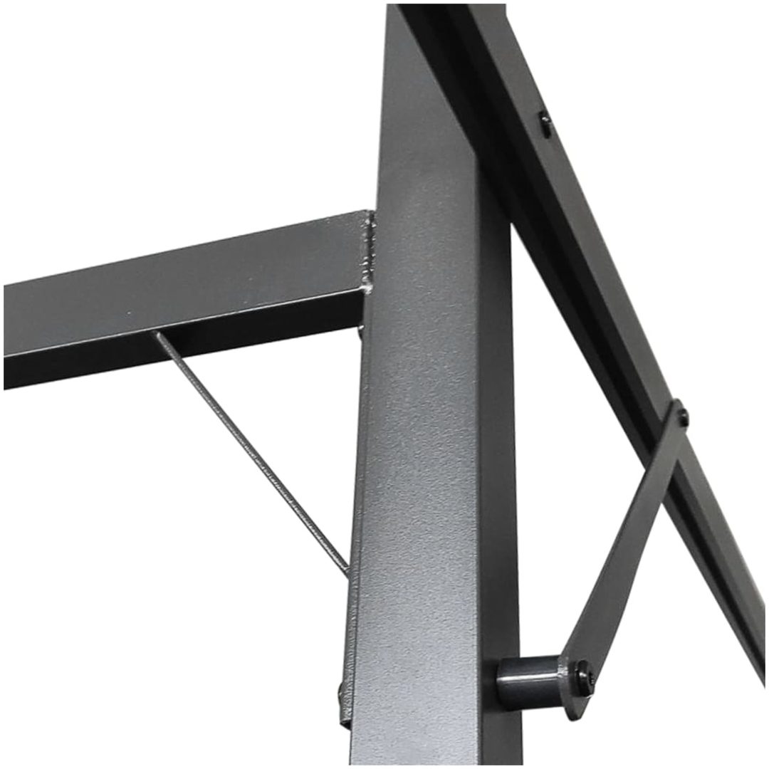 Pergola med infällbart tak taupe vidaXL 395 x 292 x 230 cm – bild 7