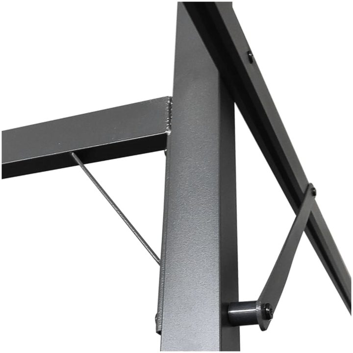 Pergola med infällbart tak taupe vidaXL 395 x 292 x 230 cm – bild 7