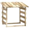 Pergola med tak 2 delar impregnerad furu vidaXL 100 x 90 x 100 cm – miniatyr 3