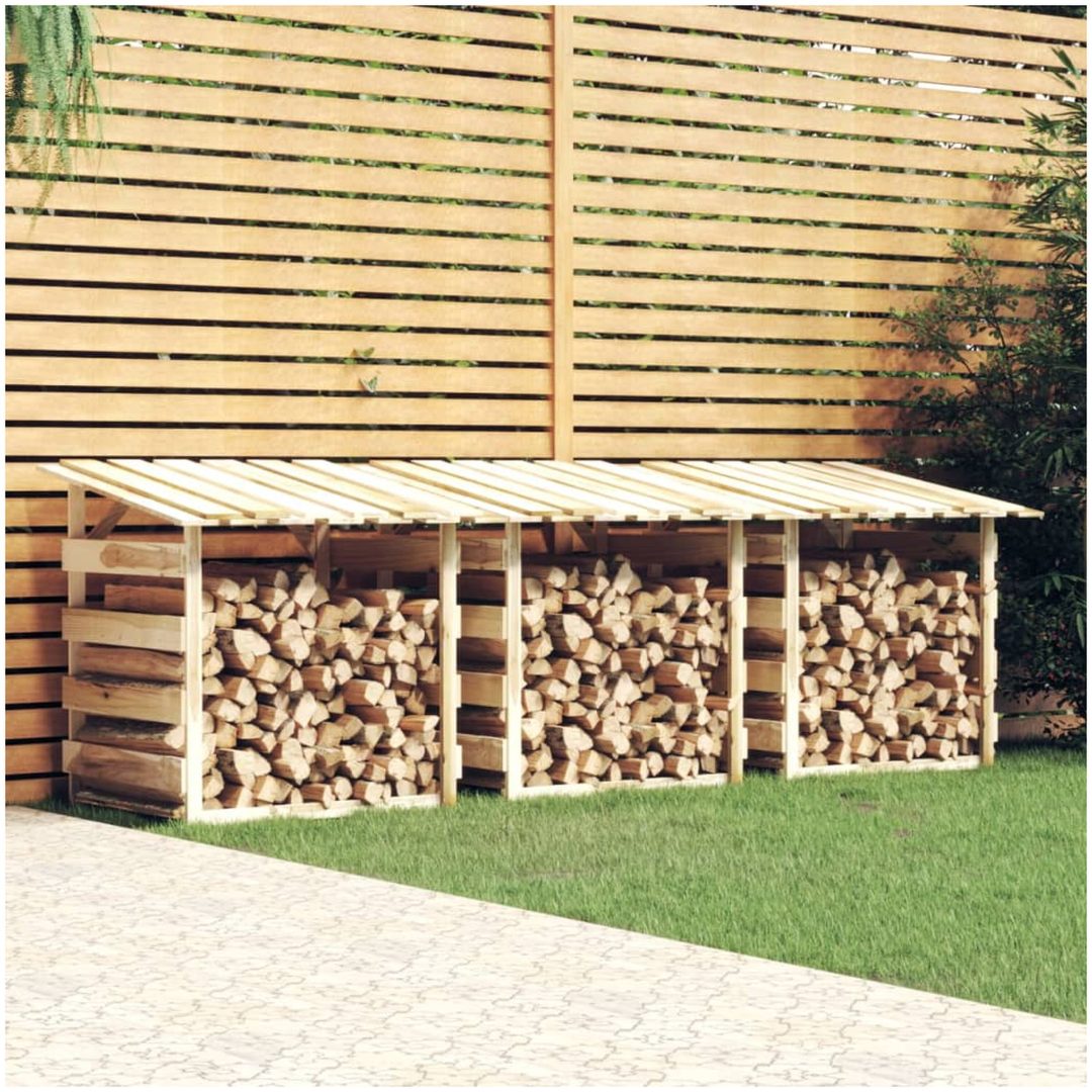 Pergola med tak 3 delar impregnerad furu vidaXL 100 x 90 x 100 cm
