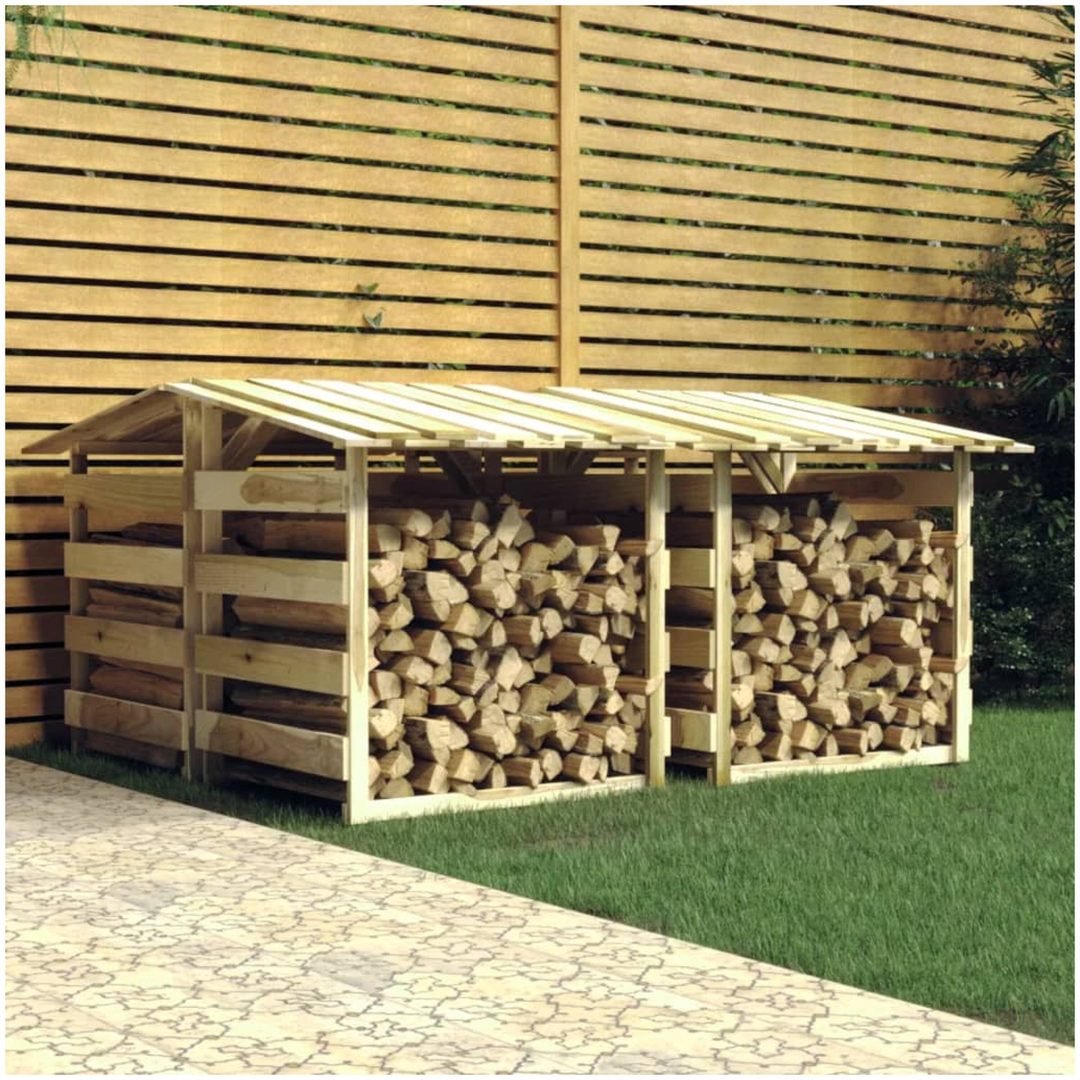 Pergola med tak 4 delar impregnerad furu vidaXL 100 x 90 x 100 cm