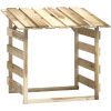Pergola med tak impregnerad furu vidaXL 100 x 90 x 100 cm – miniatyr 2