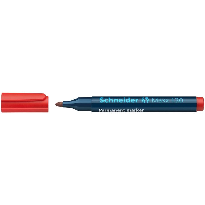 Permanent märkpenna, Maxx 130, Röd Schneider – bild 4