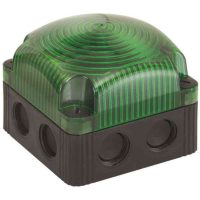 Perm.ljus LED Grön 115-230VACLED Permanent light Green 115-
