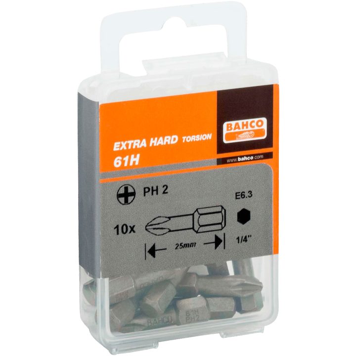 PH1 bits Extrahård BAHCO PH1 bits / 25 mm / 2 st – bild 5