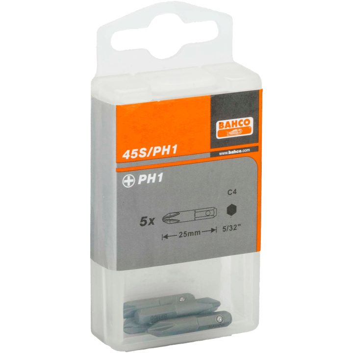 PH1 bits Slagskruvmejsel 5/16" BAHCO PH1 bits / 25 mm / 2 st – bild 5