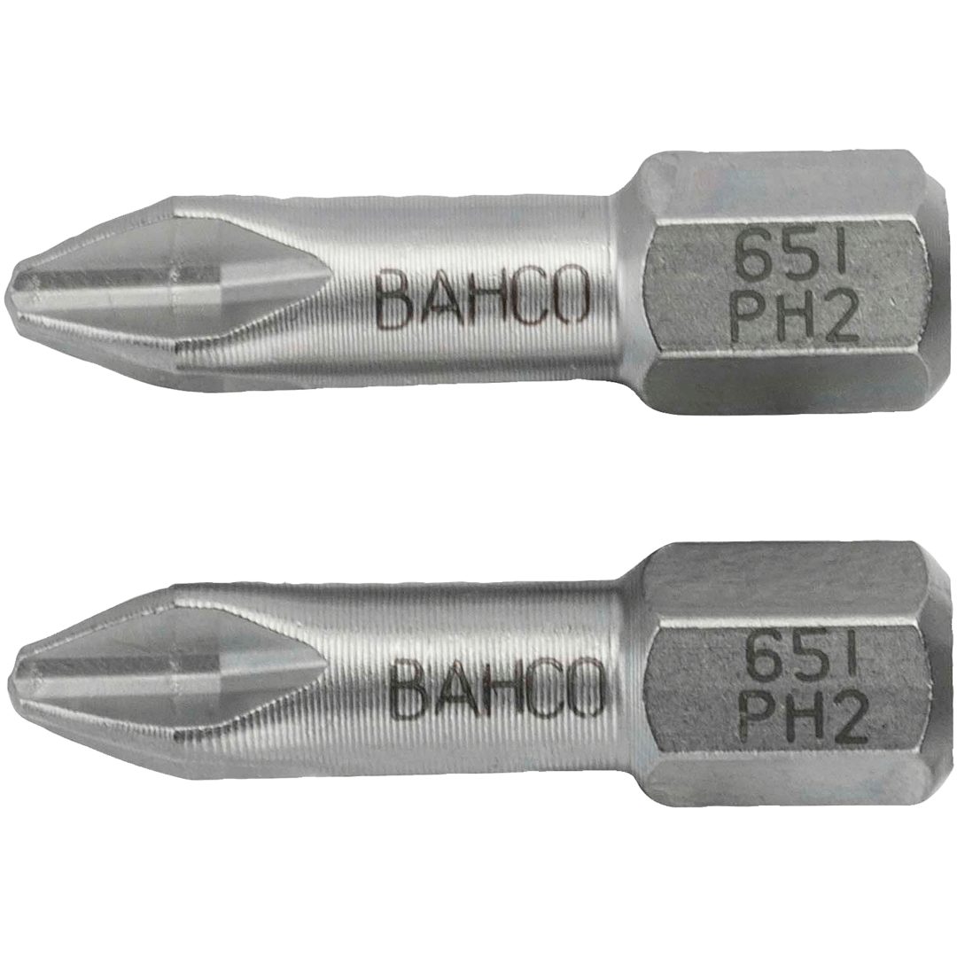 PH2 bits Rostfri BAHCO PH2 bits / 25 mm / 2 st – bild 2