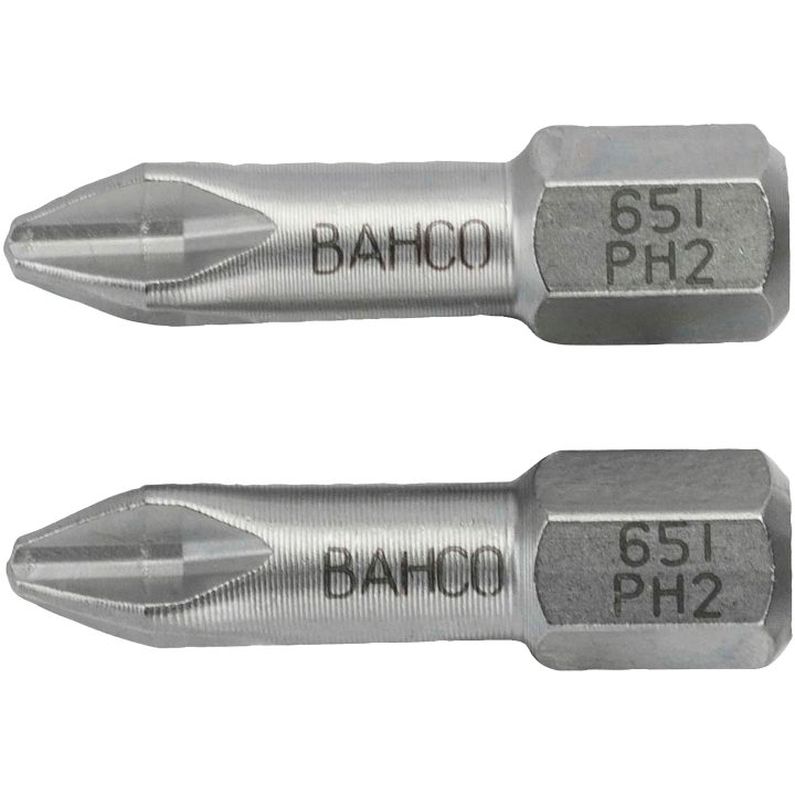 PH2 bits Rostfri BAHCO PH2 bits / 25 mm / 2 st – bild 2