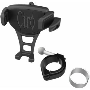 Phone Holder - Constrictor - Black - Black 1-1/8"/1-1/4" Handlebar Mount