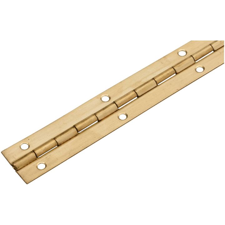 Pianogångjärn mässing STRUKTUR PIANOGÅNGJÄRN MÄ 280X25MM – bild 2