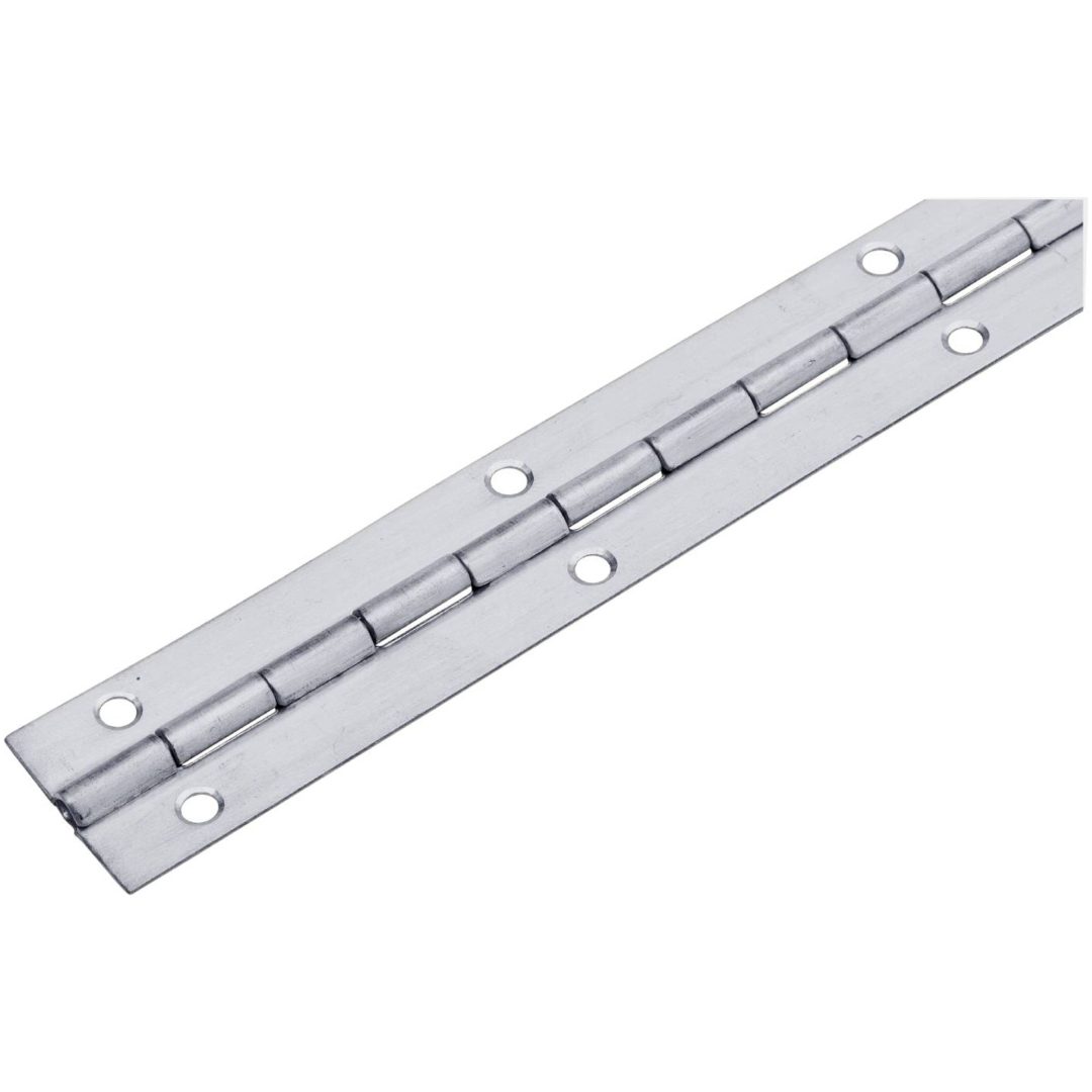 Pianogångjärn nickel STRUKTUR PIANOGÅNGJÄRN NI 280X25MM – bild 2