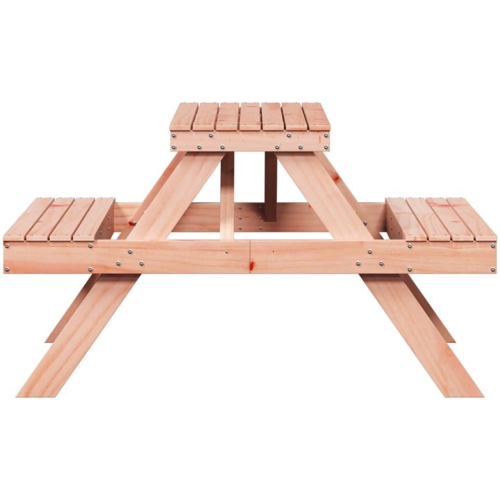 Picknickbord 105x134x75 cm massivt douglasträ vidaXL – bild 5