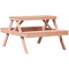 Picknickbord 105x134x75 cm massivt douglasträ vidaXL – miniatyr 6