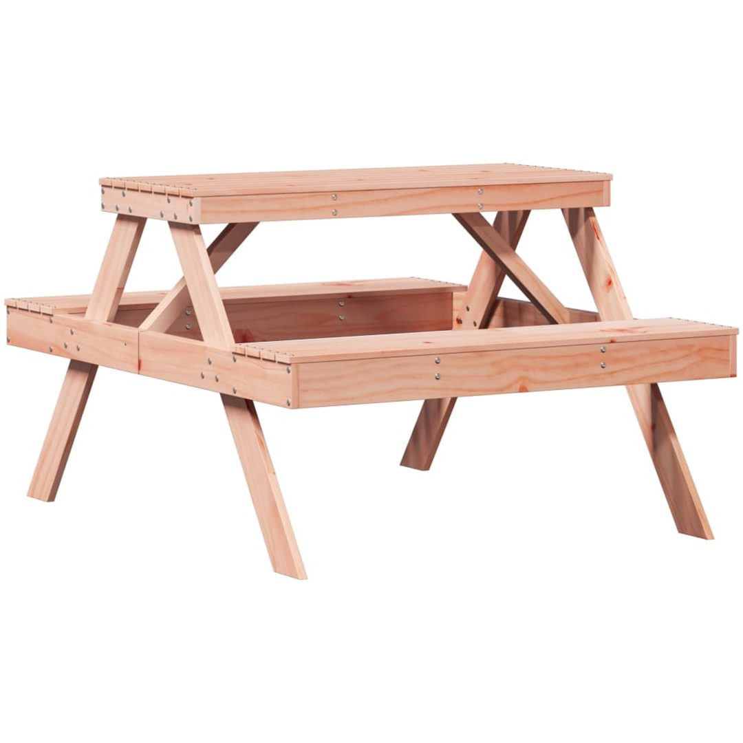 Picknickbord 105x134x75 cm massivt douglasträ vidaXL – bild 6