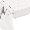 Picknickbord för barn vit 88x122x58 cm massiv furu vidaXL – miniatyr 7
