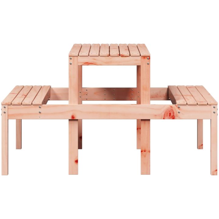 Picknickbord massivt douglasträ vidaXL 110 x 134 x 75cm – bild 5
