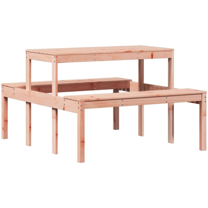 Picknickbord massivt douglasträ vidaXL 110 x 134 x 75cm – bild 6
