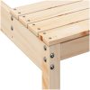 Picknickbord massivt trä vidaXL 110 x 134 x 75cm – miniatyr 7