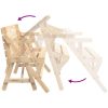 Picknickbord med bänkar massivt granträ 2-i-1 vidaXL – miniatyr 7
