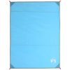 Picknickfilt med markpinnar blå 205x155 cm vidaXL – miniatyr 2