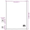 Picknickfilt med markpinnar blå 205x155 cm vidaXL – miniatyr 6