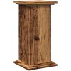 Piedestal med förvaring åldrat trä konstruerat trä vidaXL 31 x 30 x 60 cm – miniatyr 8