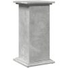 Piedestal med förvaring betonggrå konstruerat trä vidaXL 31 x 30 x 60 cm – miniatyr 2