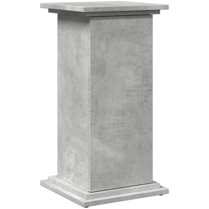 Piedestal med förvaring betonggrå konstruerat trä vidaXL 31 x 30 x 60 cm – bild 2