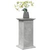 Piedestal med förvaring betonggrå konstruerat trä vidaXL 31 x 30 x 60 cm – miniatyr 3
