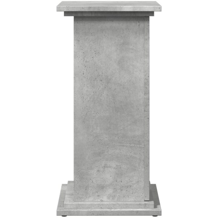 Piedestal med förvaring betonggrå konstruerat trä vidaXL 31 x 30 x 60 cm – bild 7